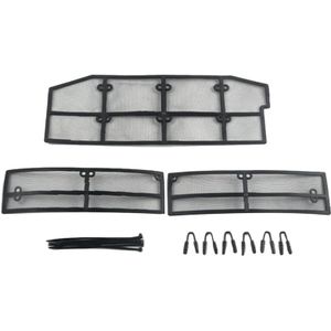 3Pcs Auto Front Grilleinsert Netto Insect Sning Mesh Accessoires Voor Mitsubishi Outlander