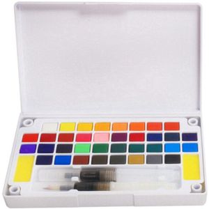 Solide Aquarel Draagbare Solid Verf Aquarel Verf Set Met Aquarel Borstel Voor Schilderen Kunst Levert