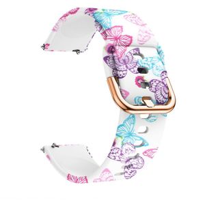 Voor Huawei Horloge Gt 2 42Mm Siliconen Band Pols Printing Vervanging Horlogebanden Armband GT2 20Mm Horloge Band