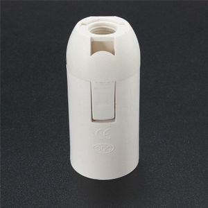 Beste E14 Kleine Edison Schroef Plastic Shell Socket Base Hanger Gloeilamp Lamphouder Converter Wit 250 v 2A
