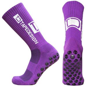 Stijl Td Voetbal Sokken Ronde Siliconen Zuignap Grip Anti Slip Voetbal Sokken Sport Mannen Vrouwen Honkbal Rugby Sokken