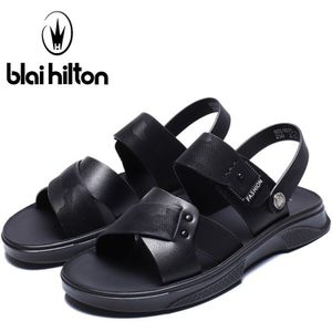 Blai Hilton Mode mannen schoenen Microfiber schoenen zachte/Comfortabele mannen sandalen