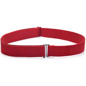 Elastische Stretch Taille Riem Platte Gesp Vrouwen Effen Kleur Zachte Onzichtbare Jeans Broek Riem No Show Verstelbare Size Elastische Band