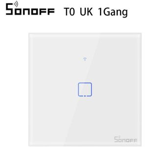 Sonoff T0 Tx Smart Wifi Smart Switches Met 1/2/3 Gang Draadloze Wifi Schakelaar Voor Alexa Google Thuis Smart domotica Eu &amp; Uk &amp; Us