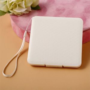 Effen Kleur Vierkante Masker Case Outdoor Draagbare Masker Opbergdoos Besparen Maskers Dozen Student Masker Houder Opbergtas Organizer