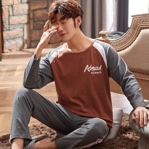 Xizou Winter Dikke Warme Katoenen Pyjama Sets Voor Mannen Lange Mouwen Koraal Fluwelen Nachtkleding Pak Loungewear Homewear Thuis Kleren