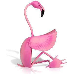 Tooarts Flamingo Wijn Houder Wijn Plank Metalen Sculptuur Praktische Sculptuur Woondecoratie Interieur Decoratie Ambachten