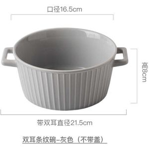 Nordic Ins - LA205 - Soepkom Met Deksel - Keramisch - Diepe Plaat - Koreaans