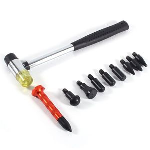 Adent Verwijdering Tap Down Pen En Rubber Hamer Knock Down Gereedschap Verveloos Dent Repair Tools Handgereedschap Kit Metalen