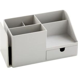 ABS Plastic Multifunctionele Desktop Organizer Storage Box Voor Pen Potlood Briefpapier, Cosmetische Mobiele Telefoon Afstandsbediening Houder