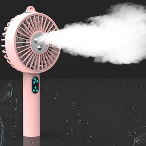 Mini Draagbare Handheld Usb Oplaadbare Mist Spuit Desktop Air Cooling Fan Klein Bureau Fans Handheld Luchtkoeler Conditioner