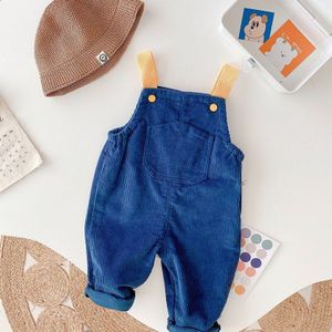 Milancel 2022 Voorjaar Kinderen Broek Corduroy Jongens Jumpsuits Meisjes Overall
