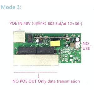 Reverse Power Buck Poe Poe Switch In/OUT5V/12V/24V 90W/5 = 315W 100Mbps 802.3AT 45 + 78- DC5V ~ 35V Lange Afstand Serie Kracht Poe