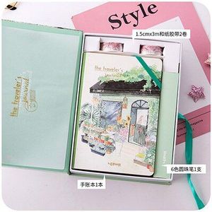 A5 Set Kawaii Leuke Notebook Planner Organisator Agenda Reizen Dagboek Notebook Notities Boeken Filofax Weekplan Briefpapier