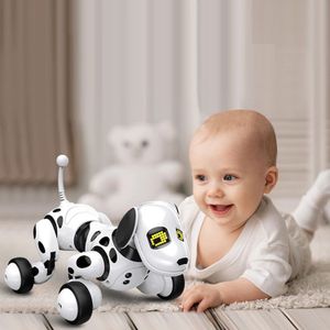 Leuke Rc Afstandsbediening Draadloze Interactieve Robot Puppy Hond Speelgoed Voor Jongen Meisje Kinderen Jaar Cadeau