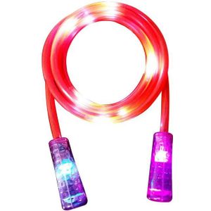 Fitness Springtouw Knipperende LED Licht Springen Rope Skip Touw 2.34 M Universele Voor Kinderen Volwassen Gloeiende Enkele Skip Touw