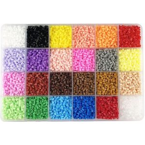 24 Kleuren 13,000 Pcs 2.6 Mm Hama Kralen Onderwijs Perler Pupukou Kralen 100% Kwaliteitsgarantie Zekering Kralen Diy Speelgoed