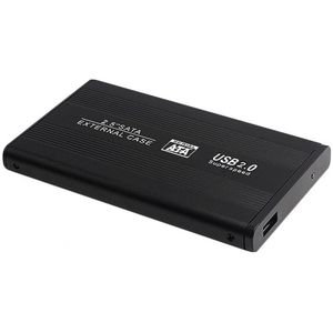 2.5 Inch Usb 2.0 Externe Harde Schijf Case Lichtgewicht Harde Schijf Behuizing Vakmanschap Voor Pc