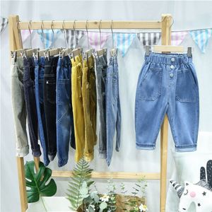 Kinderkleding Meisjes Leuke Casual Jeans Lente Baby Kinderen Harem Denim Broek Kinderen