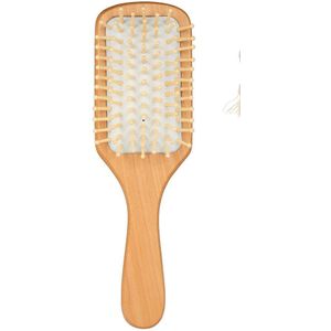 Kam Haar Borstel Kam Vierkante Luchtkussen Kam Houten Spa Massage Natuurlijke Hout Inserts Kammen Anti-Statische Geschikt Voor dames Etc