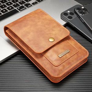 Universele 6.5 5.5Inch Telefoon Zak Premium Leather Pouch Case Holster Cover Riemclip Loops Voor Samsung A51 S20 Iphone 12 11 Huawei