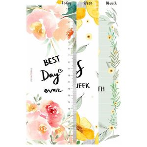 Yiwi Week Maand Vandaag Heerser A5 A6 PP Matt Frosted Planner Agenda Dokibook voor 6 Gaten Losbladige Spiraal Notebook Organizer