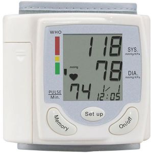 1pc Pols Bloeddrukmeter bloeddrukmeting Bloeddrukmeter Detecteert Bloeddruk Hartslag gezondheid monitor