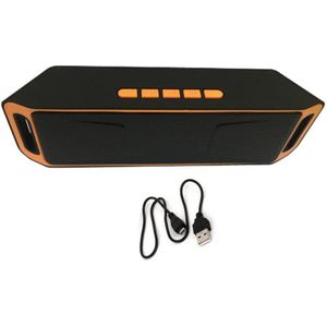 SC208 Draadloze Speaker Bluetooth 4.0 Stereo Subwoofer Ondersteuning Tf Usb Fm Radio Ingebouwde Microfoon Dual Bass Sound Speaker
