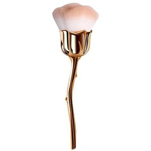 Bloem Nail Borstel Voor Manicure Rose Nail Art Brush Nail Accessoires Gereedschap Populaire Ronde Kleine Gel Polish Dust Cleaning Borstels