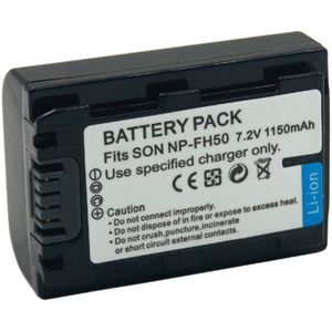 NP-FH50 FH60 FH70 1150mAh Oplaadbare Digitale Batterij voor Sony Camera Alpha DSLR-A230 A290 A330 A380 A390 DVD103 DVD105