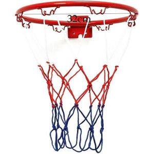 1 Pcs Basketbal Velg 4 Stuks Schroeven Mesh Netto Duurzaam Basketbal Netto Heavy Duty Nylon Net Hoop Doel Velg Mesh past Standaard Basketba