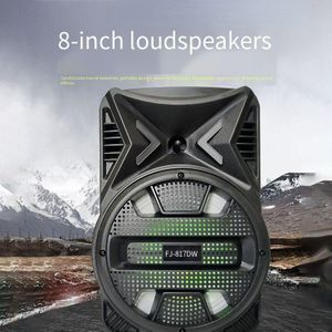 8 Inch Bass Speaker Draadloze Bluetooth-Compatibel Subwoofer Outdoor Kolom Music Player Sound Systeem Luidspreker Fm Radio