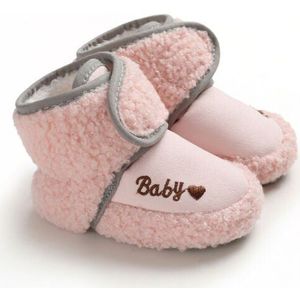 0-18M Peuter Baby Jongens Meisjes Winter Warme Snowboots Soft Sole Crib Katoenen Schoenen