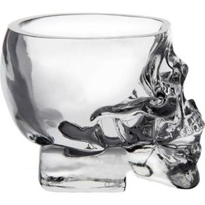 Crystal Skull Head Glas Set Shot Whisky Wijn Kristal 1000Ml Fles Decanter 75Ml Cup Transparant Wijn Drinkglazen cups