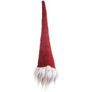Kerstman Geen Gezicht Lange Baard Pop Kerstboom Deur En Raam Creatieve Hanger Decoratie Pop