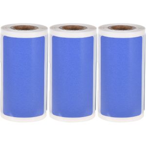 3 Rolls Direct Thermische Etiketten Zelfklevende Thermisch Papier Roll 2X1.2 Inch 100 Vel Peripage Papier pocket Thermische Printer
