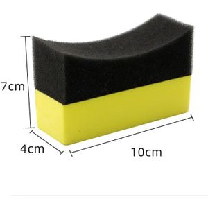 Autowiel Polijsten Waxen Sponsborstel Met Cover ABS Wassen Reinigen Band Contour Dressing Applicator Pads Detail Accessoires
