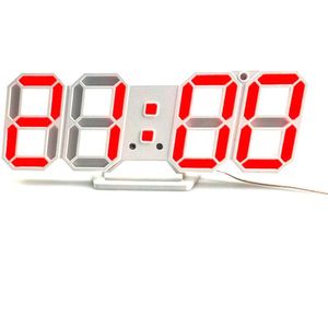 Anpro 3D Grote Led Digitale Wandklok Datum Tijd Celsius Nachtlampje Display Tafel Desktop Klokken Wekker Van Woonkamer