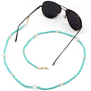 Mode Unisex Anti-Verloren Acryl Kralen Ketting Gezichtsmasker Lanyards Leesbril Chain Hals Bandjes Masker Cord Holder