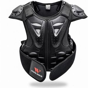 Wosawe Motorcycle Beschermende Armor Jacket Kinderen Spine Borst Protectior Rijden Skateboard Sport Motocross Kid Protcetive Gear