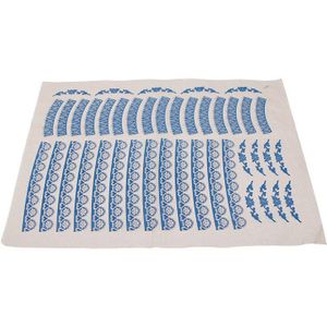 8 Stuks Transfer Papier Onderglazuur Kleur Bloem Papier Blauw En Wit Decals Gunstige Patronen Hoge Temperatuur Keramische Decals