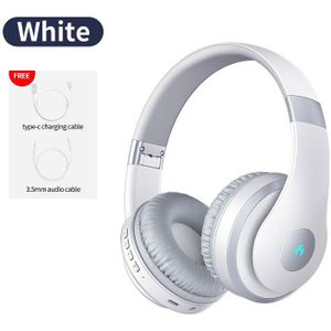 MC BH618 Bluetooth 5.1 hoofdtelefoon Draadloze hoofdtelefoon Over het oor Opvouwbare oortelefoon Stereo met 60 uur luistertijd