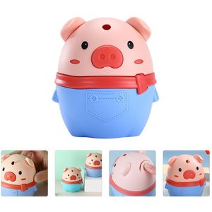 1Pc Toothpick Case Hand-Pressed Automatic Toothpick Container (Blue)