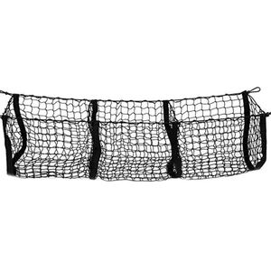 Trunk Cargo Organizer Opslag Netto-Zware Bagagenet Voor Auto, pickup Truck Bed - Black Mesh Met Gratis Vier Metalen Karabijnhaken