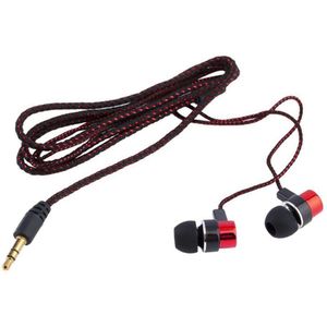 Oortelefoon Gevlochten Bedrading Super Bass In Ear Music Oortelefoon Hifi Stereo Oordopjes Geluidsisolerende Sport Koptelefoon Met Microfoon