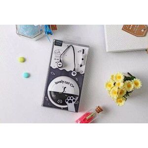 Diid Creatieve Cartoon In-Ear Hoofdtelefoon Kat Praten Met Een Microfoon Headset Stijl Raakte De ID65