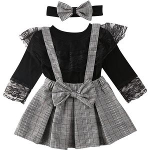 Baby Kids Baby Jongen Fashon Kleding Set Bijpassende Kleding Broertje Romper Algehele Grote Zus Rok Outfits Set 0-6 Jaar