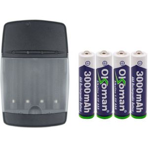 AAA Batterij 3000 mah 1.5 V Alkaline oplaadbare batterij voor Afstandsbediening Speelgoed licht Batterij en alkaline smart charger