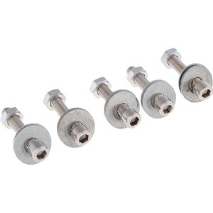 5 Pcs Holle Hoofd Cilindrische Schroeven Rvs M6 Moer Wasmachine