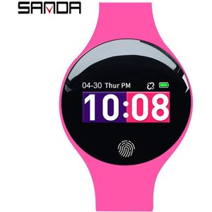 SANDA Vrouwen Sport Horloges Waterdicht Calorie Stappenteller Armband Luxe Sleep Monitor GPS Smart Horloge Voor Android IOS